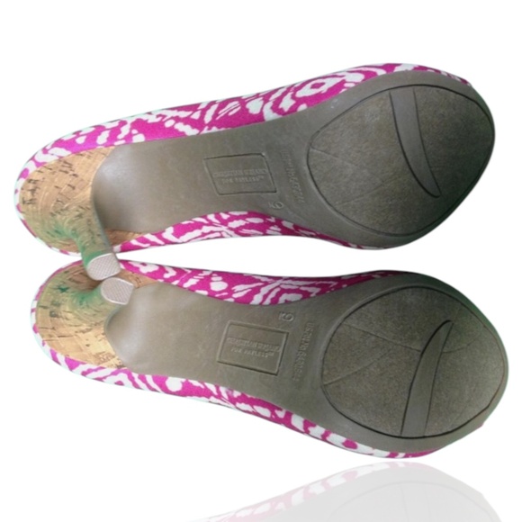 Women's Kate Platform Pump High Heel CHRISTIAN SIRIANO Pink Peep Shoe, 9 - Picture 3 of 7